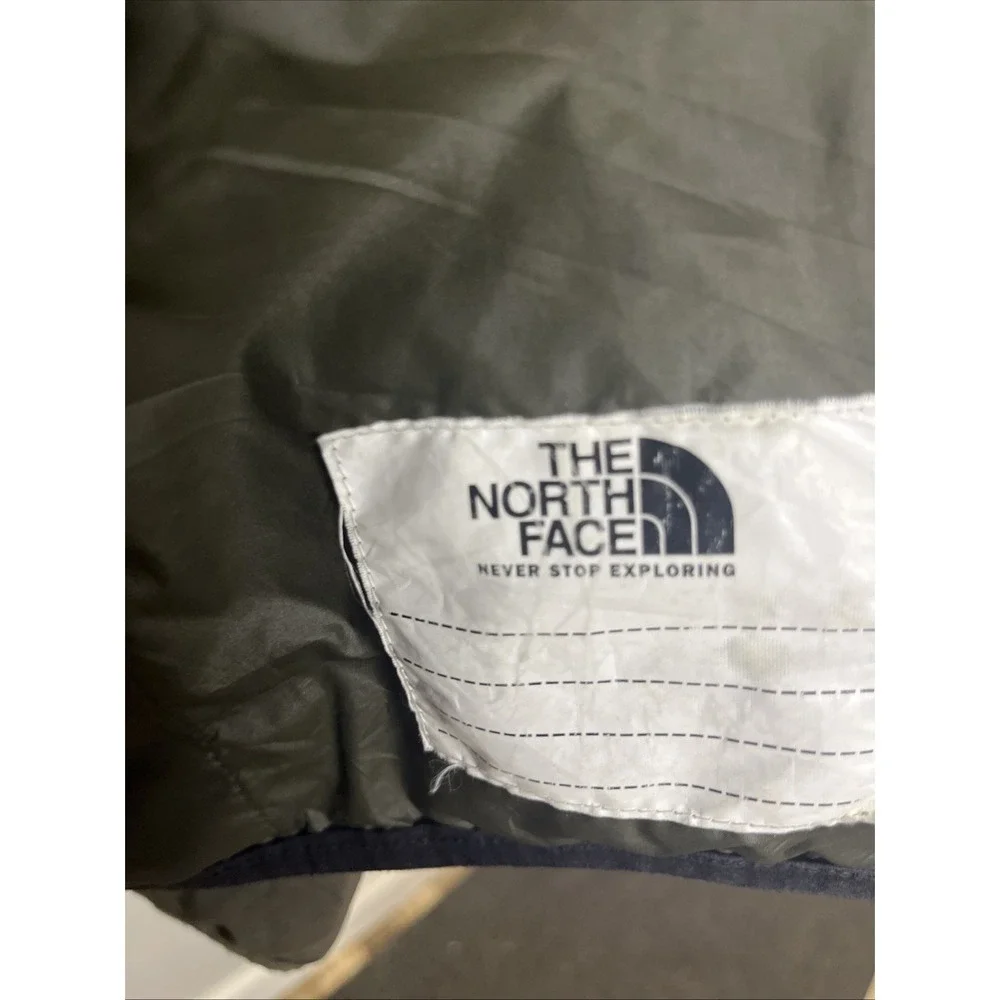 The North Face Boys XXL Belleview Stretch Down Jacket Green Black Puffer Coat 18